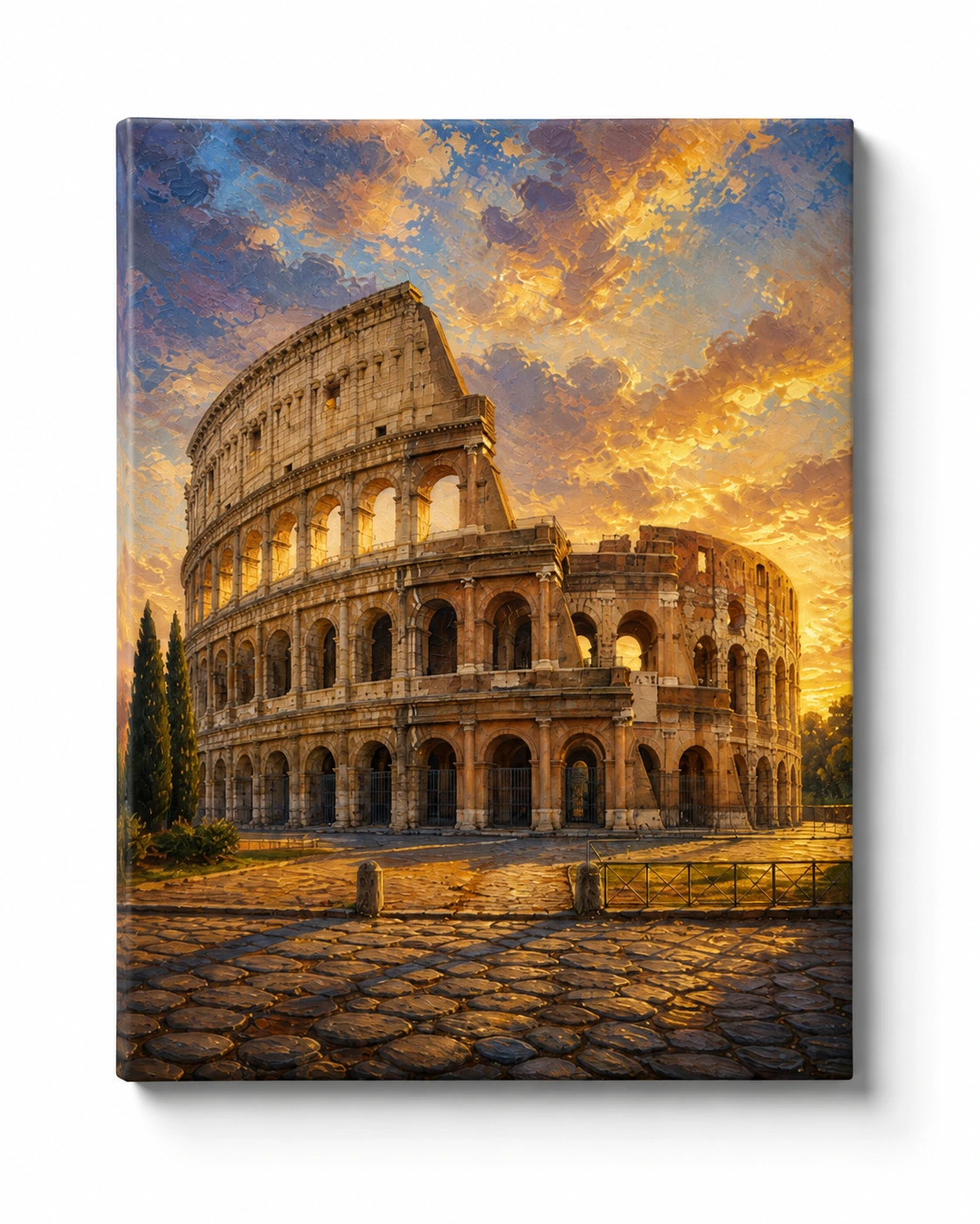 Alkony a Colosseumnál - Vászonkép