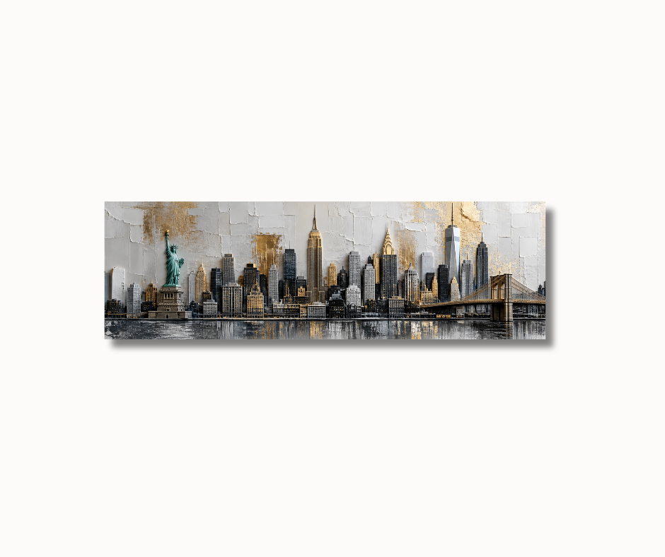 New York Sziluett - Vászonkép