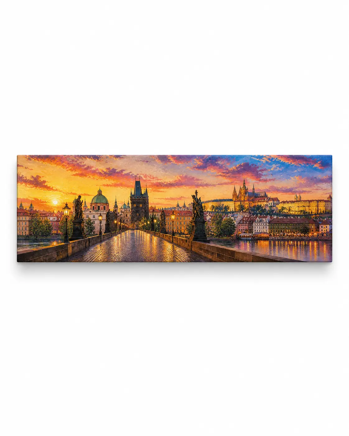 Prágai Panoráma - Vászonkép