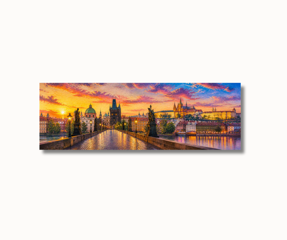 Prágai Panoráma - Vászonkép